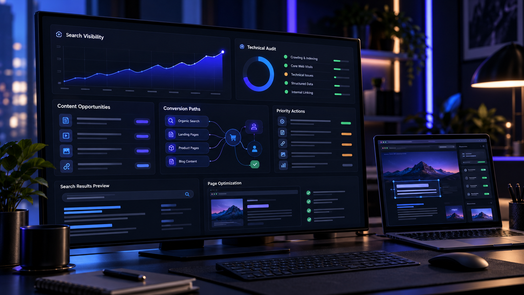 SEO & Growth Optimization service preview